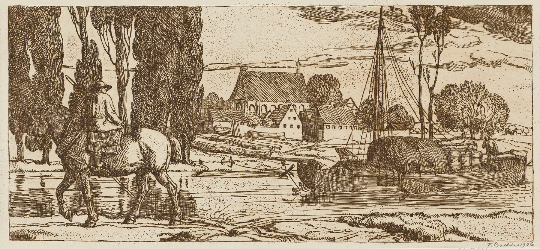 Große Flusslandschaft