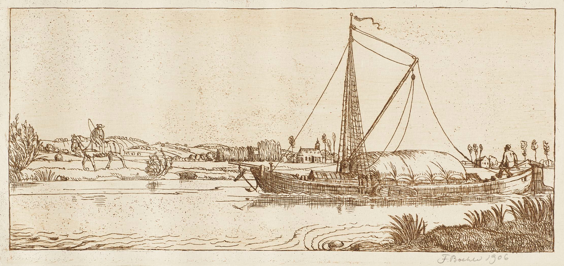 Kleine Flusslandschaft