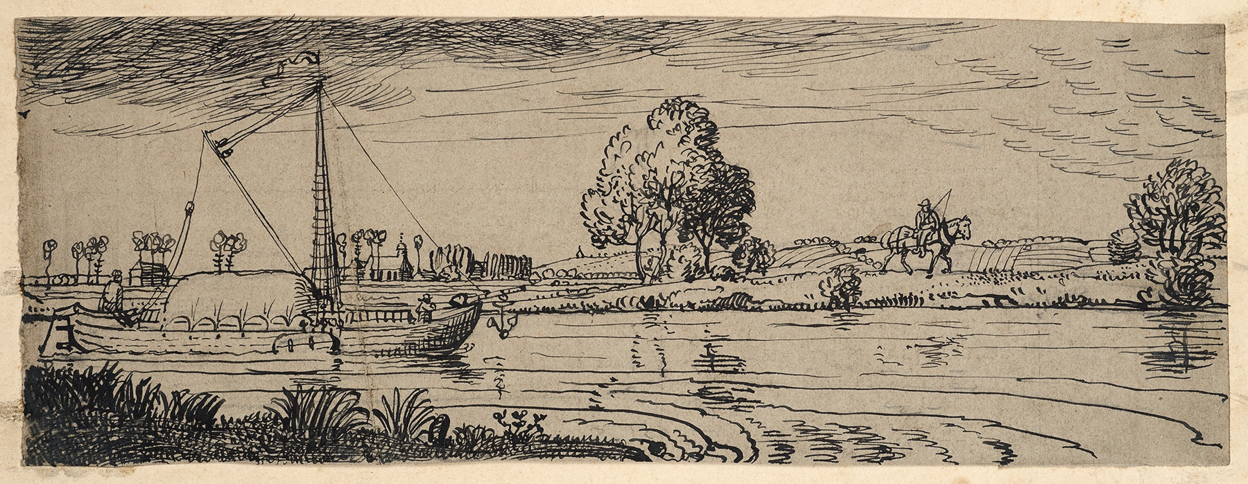 Kleine Flusslandschaft