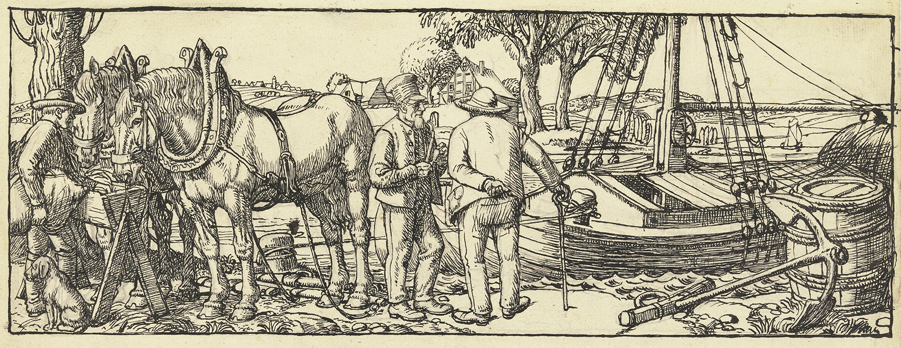 Frachtschiff auf dem Main