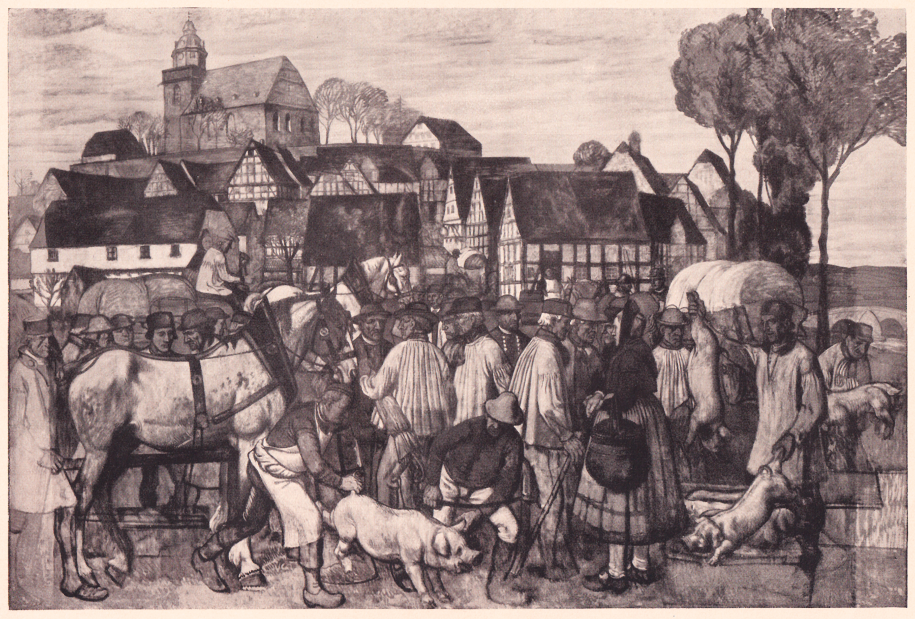 Schweinemarkt in Kirchhain